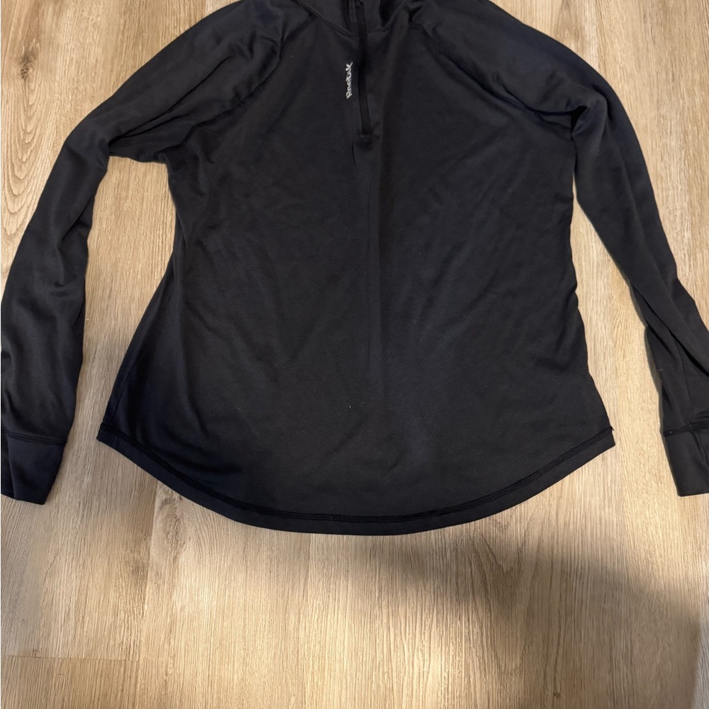 Reebok Women's Midnight Black Long Sleeve Top